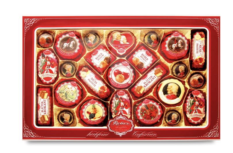 Цукерки шоколадні Reber Асорті Ексклюзив 380г